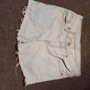 Levi’s Jean shorts.